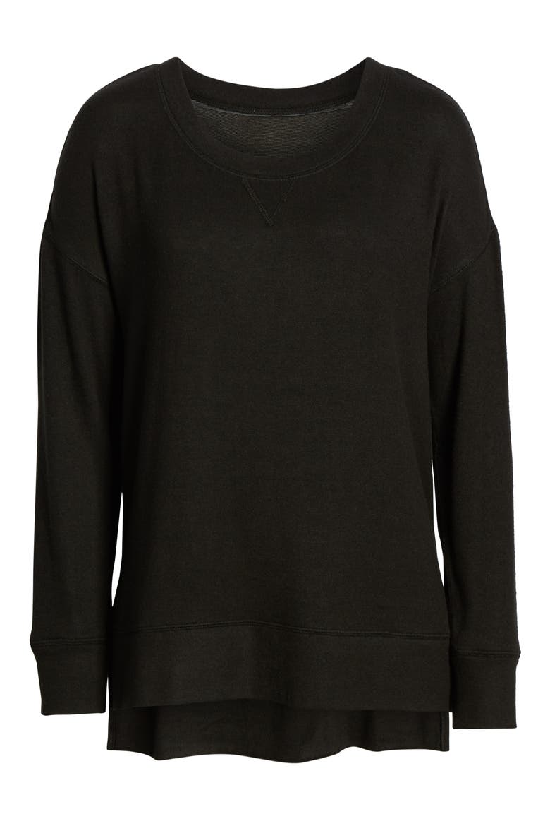 Cozy Sweatshirt, Alternate, color, BLACK