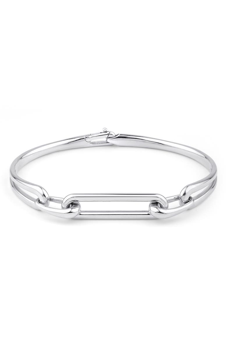 Kloto Ever Link Bracelet, Main, color, Silver