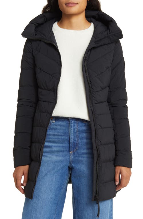 Canada Goose Clair 750 Fill Power Down Puffer Coat In Black