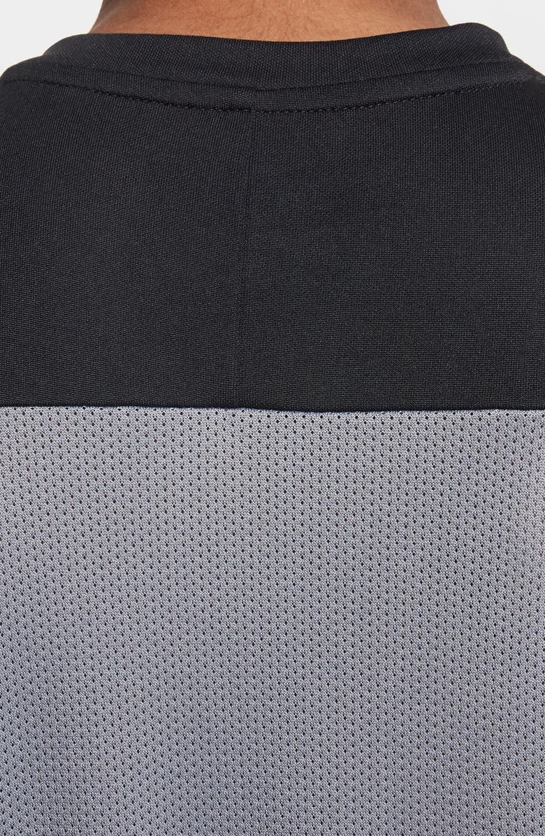 Nike Kids' Dri-FIT Academy Soccer T-Shirt, Alternate, color, Cool Grey/ Black/ Crimson