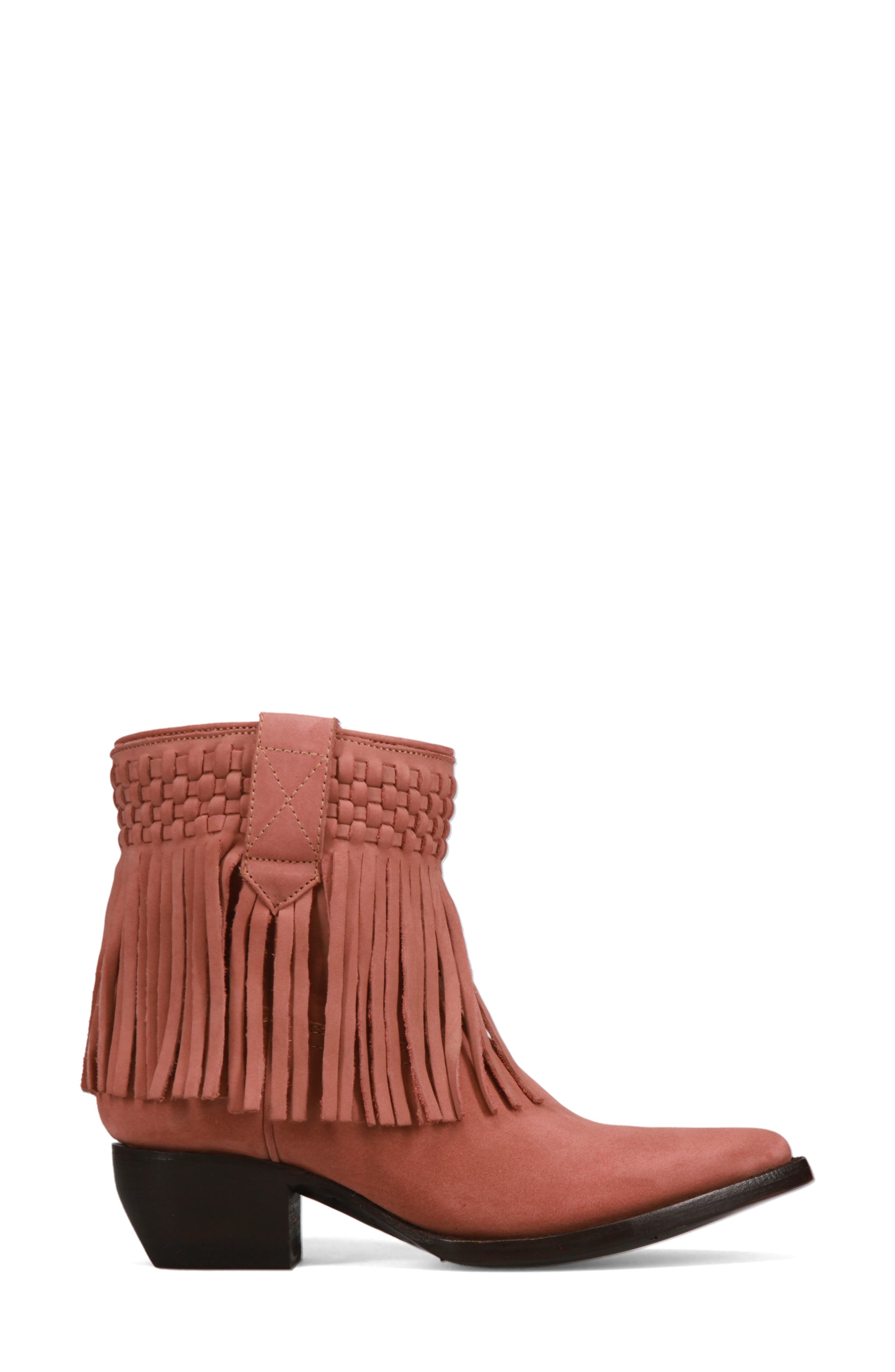 Sacha Fringe Western Bootie - image 4