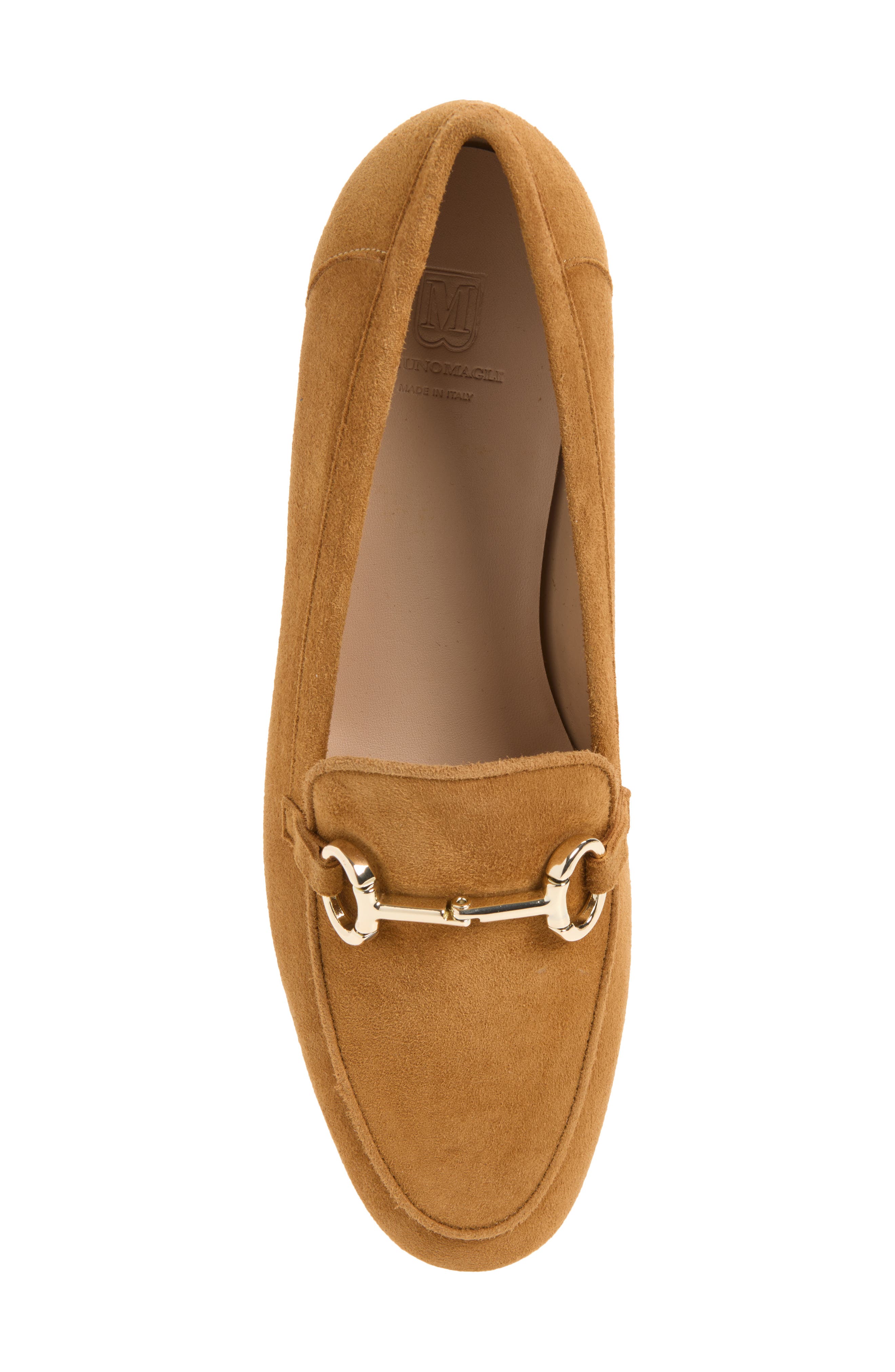 Luna Bit Loafer, Alternate, color, BRANDY SUEDE