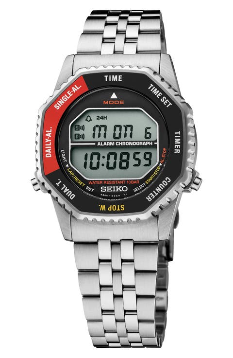 Essentials RotoCall Digital Chronograph Bracelet Watch, 37mm