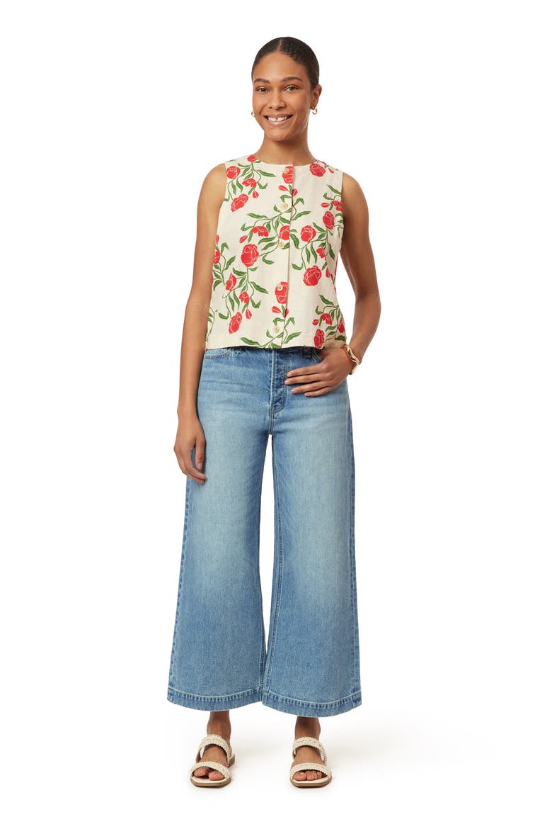 The Wave Crop Wide Leg Jeans, Alternate, color, DRESS YOU UP