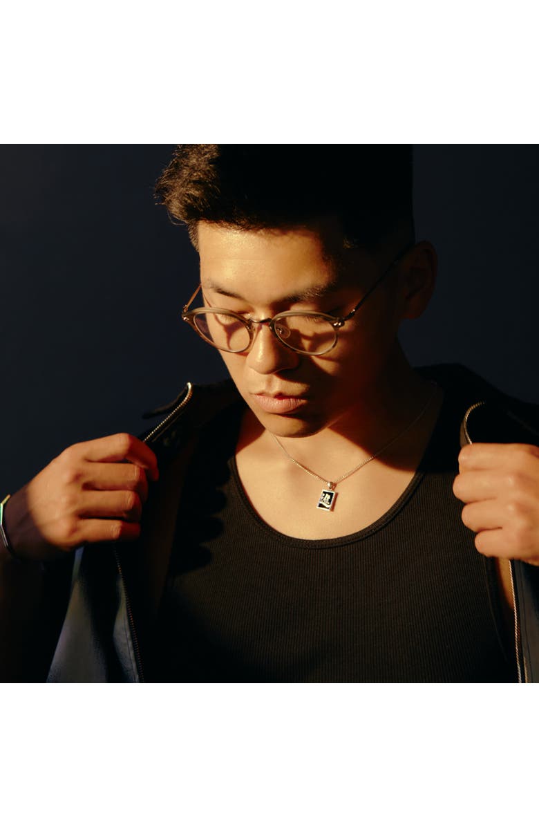 LOUPN ASCEND Pendant Necklace, Alternate, color, Silver