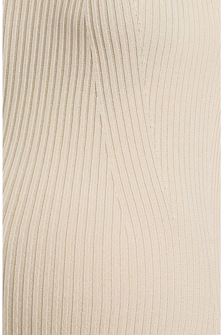 Rib Crewneck Maternity Sweater Midi Dress, Alternate, color, WHITE