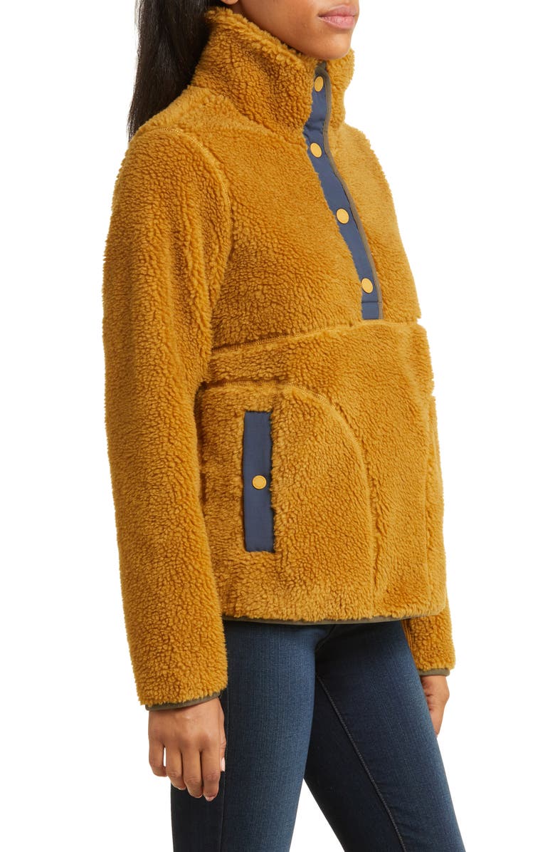 L.L.Bean Snap Placket Fleece Pullover, Alternate, color, 