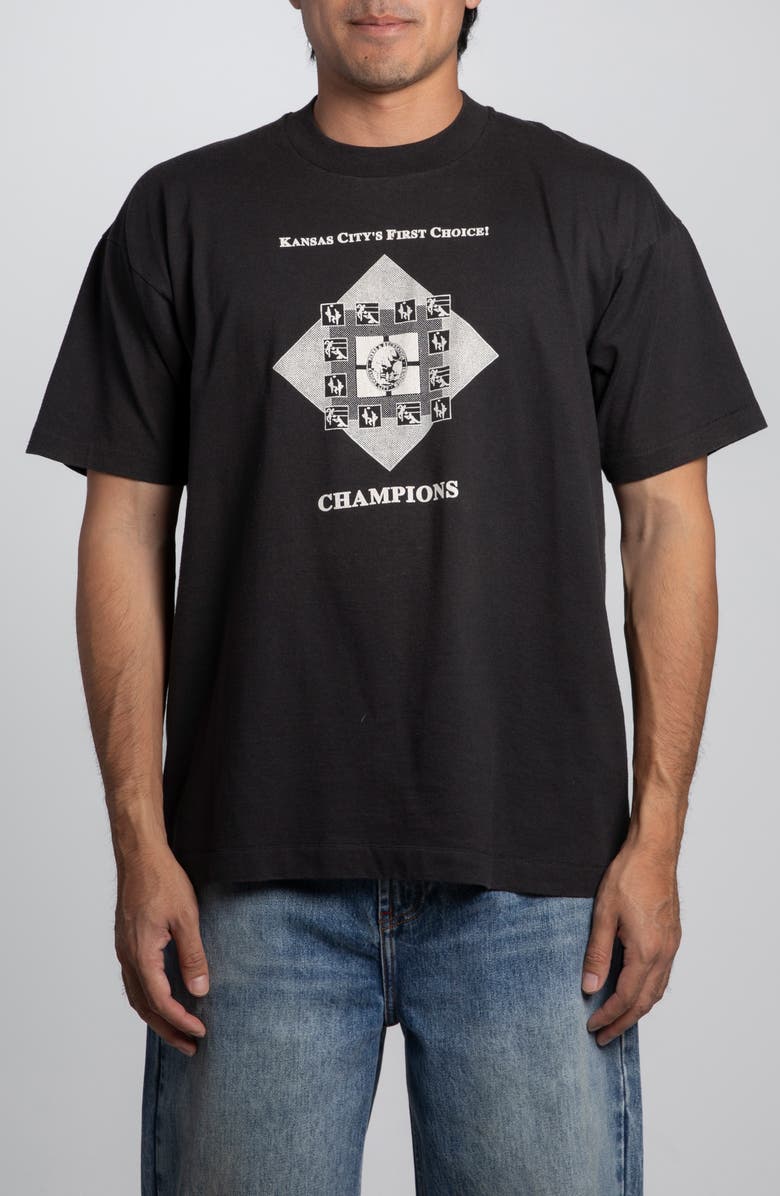 Elwood Vintage Kansas City First Choice Tee, Main, color, Black