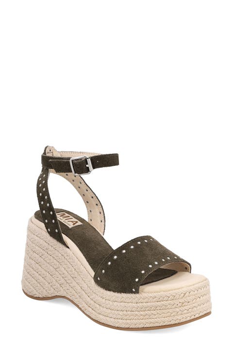 Pascha Ankle Strap Espadrille Platform Sandal (Women)