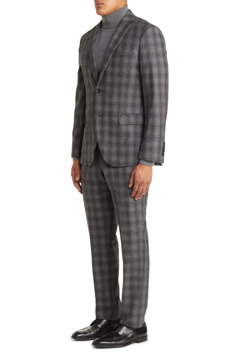 Nordstrom Trim Fit Virgin Wool Suit, Alternate, color,