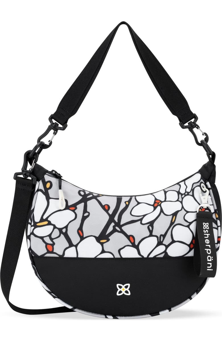 Sherpani Mina Medium Nylon Crescent Bag, Main, color, Magnolia