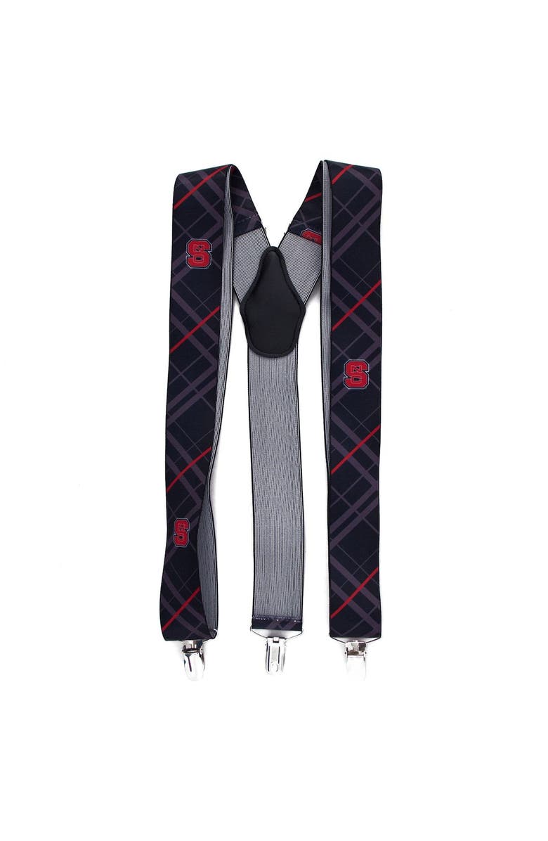 EAGLES WINGS Men's Black NC State Wolfpack Suspenders, Main, color, Black