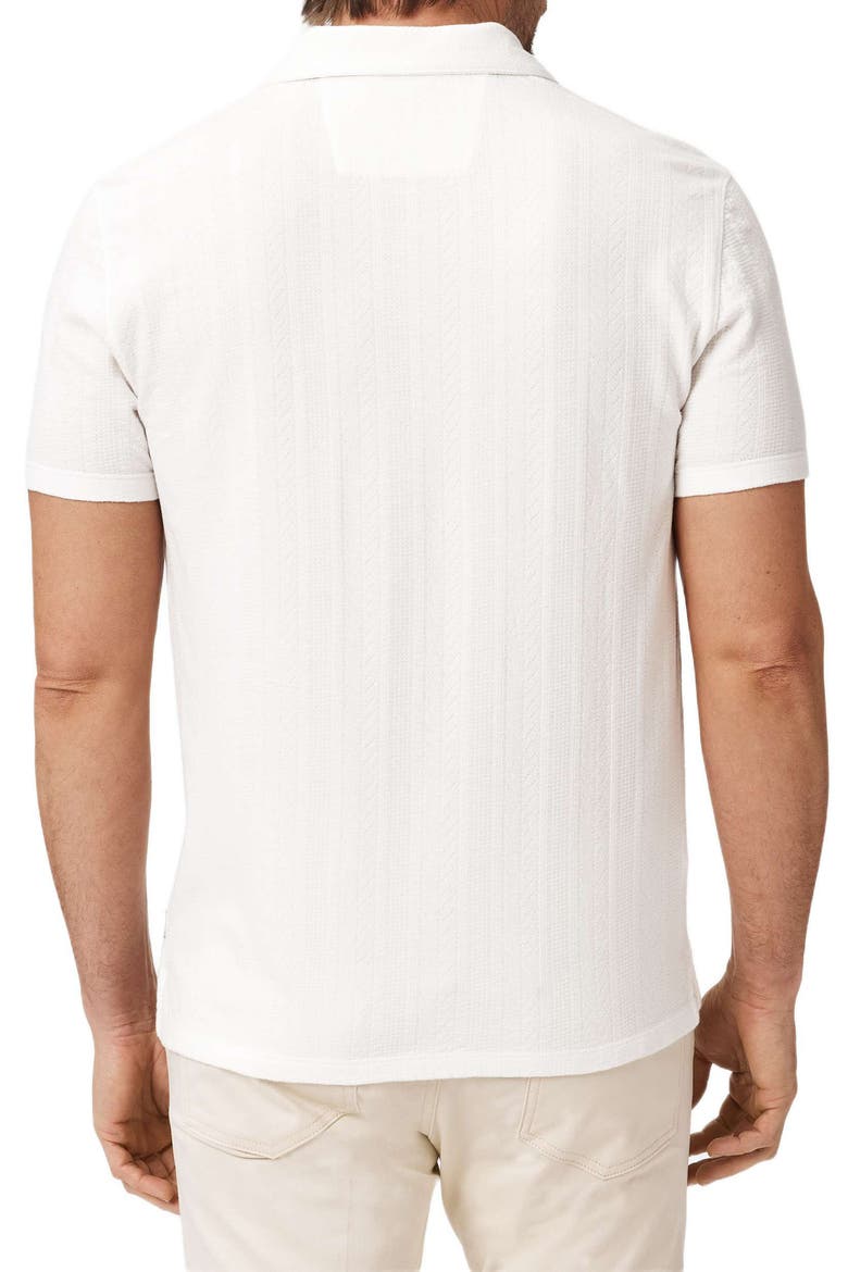 Zion Jacquard Organic Cotton Polo, Alternate, color, SALT