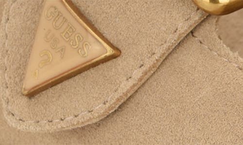 Shop Guess Fasten Sandal In Light Natural