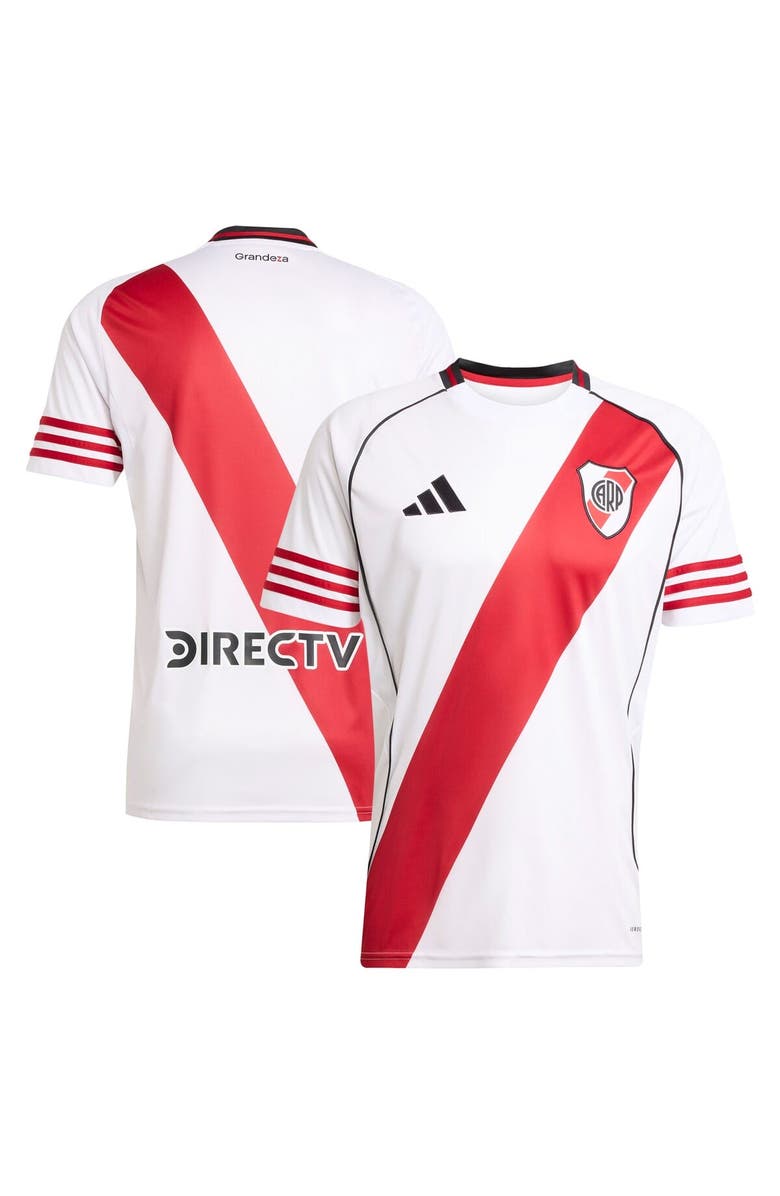 adidas Men's adidas White Club Atlético River Plate 2025/26 Home Replica Jersey, Alternate, color, White