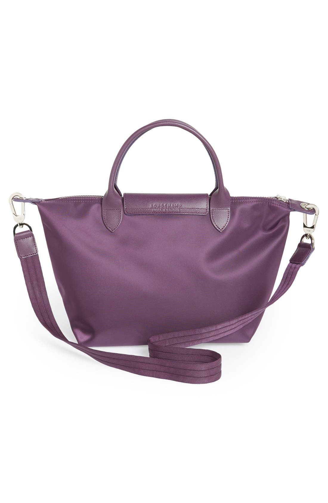 'Le Pliage Neo - Small' Tote, Alternate, color, BILBERRY
