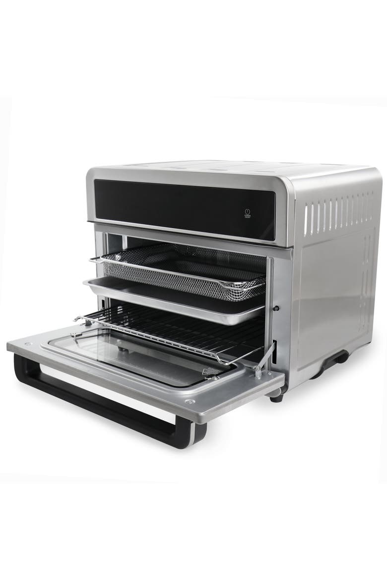10 in 1 Electronic Multifunction 360 Degree Hot Air Technology Countertop Oven, Alternate, color, Grey