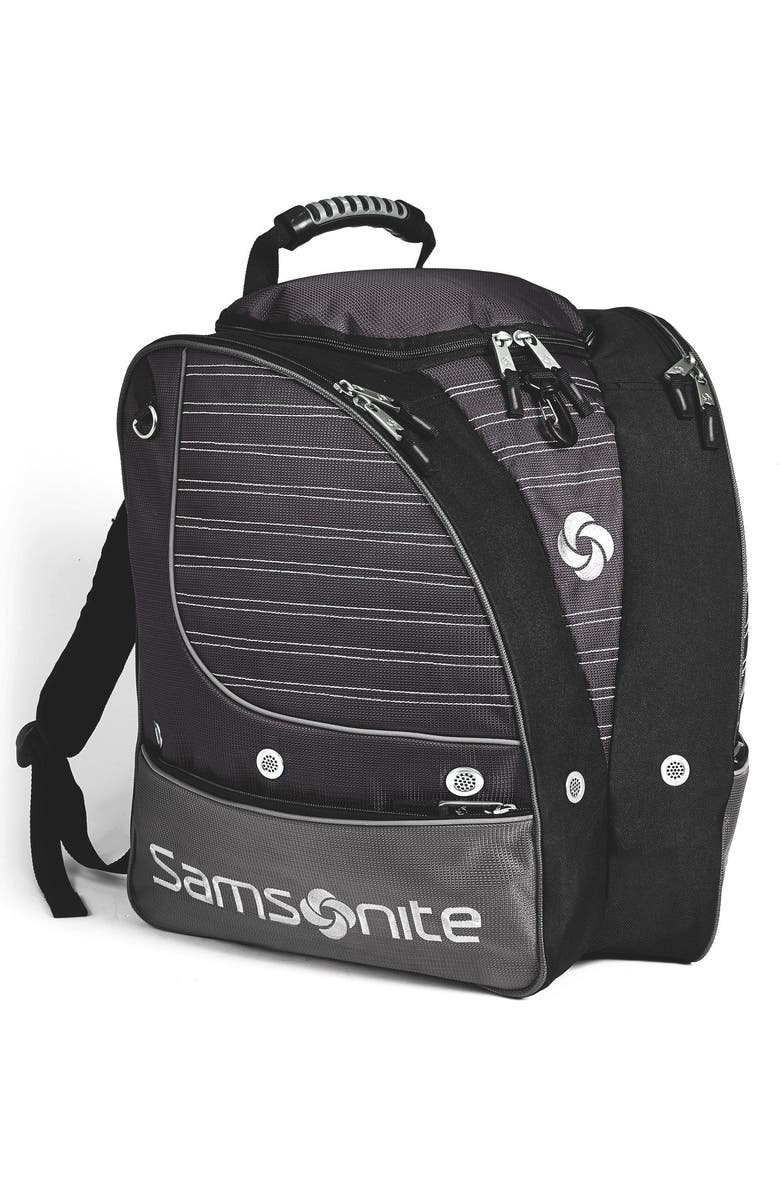 Samsonite Deluxe Adult Ski Boot Bag, Main, color, Black
