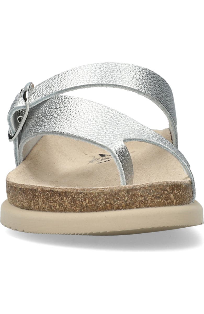 Mephisto Helen Toe Loop Sandal, Alternate, color, Silver