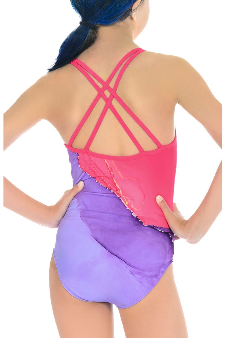 Tidal Wave Fuchsia Strappy One Piece Swimsuit, Alternate, color, Tidal Wave Fuchsia