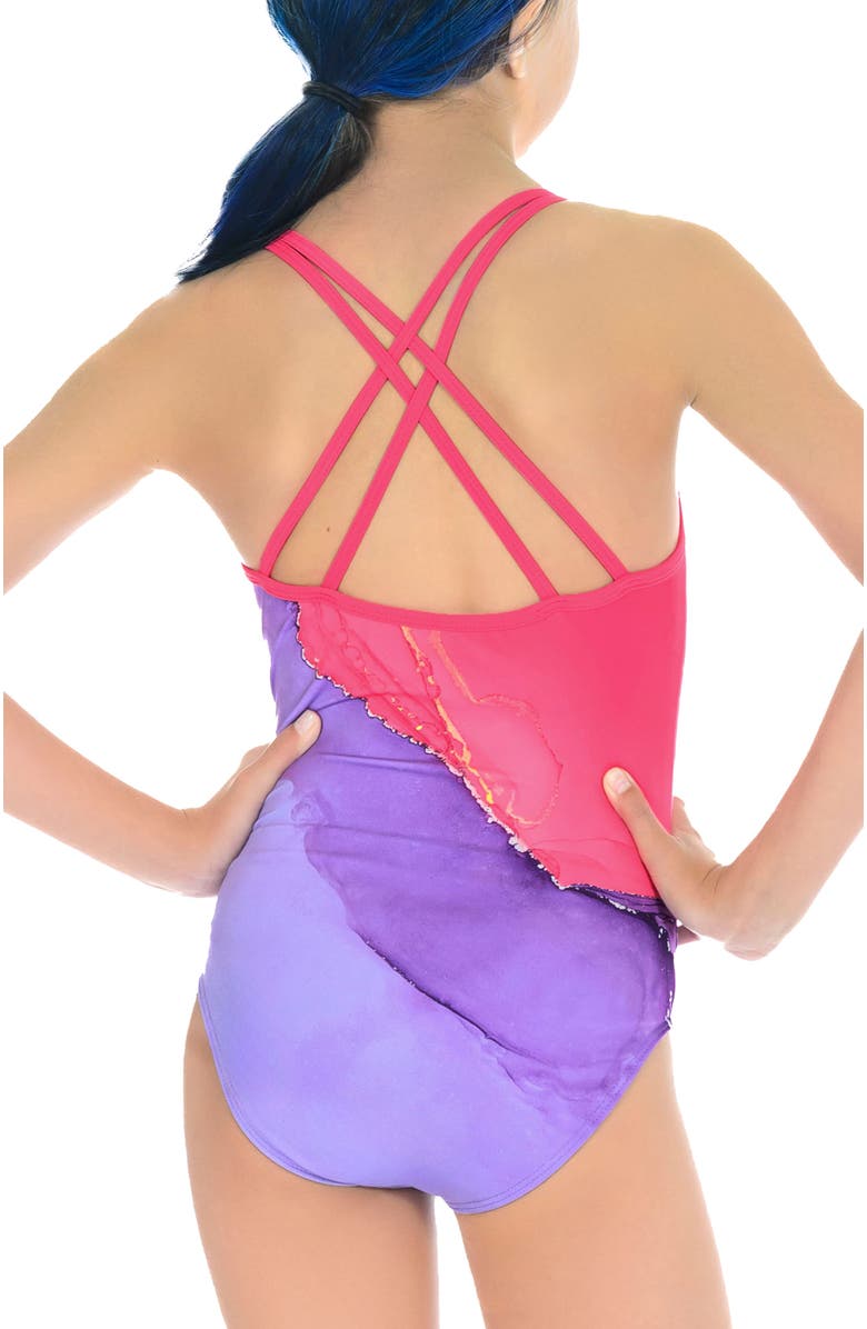 Destira Tidal Wave Fuchsia Strappy One Piece Swimsuit, Alternate, color, Tidal Wave Fuchsia