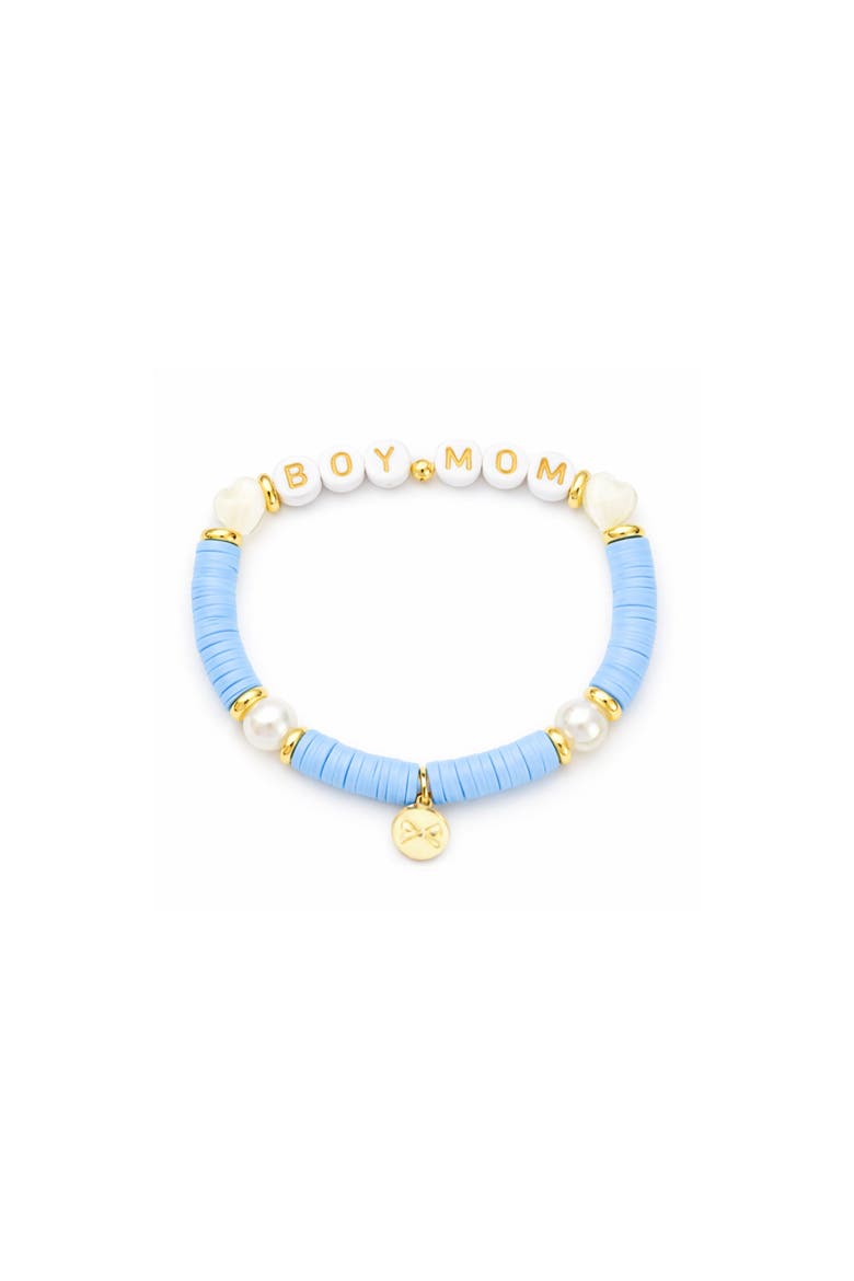 Boy Mom Women's Bracelet, Alternate, color, Blue/White