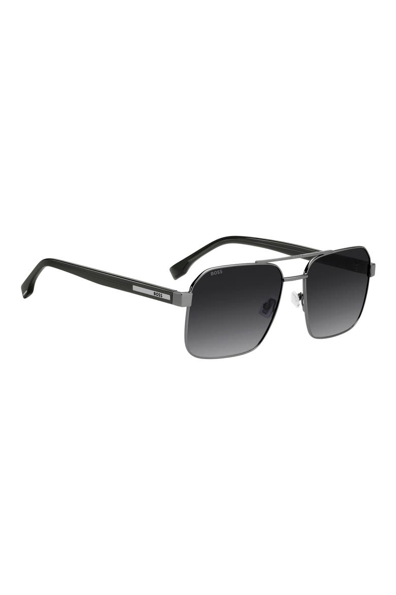 1985/S/US 59mm Gradient Square Sunglasses, Alternate, color, DARK RUTHENIUM/ DARK GREY SF