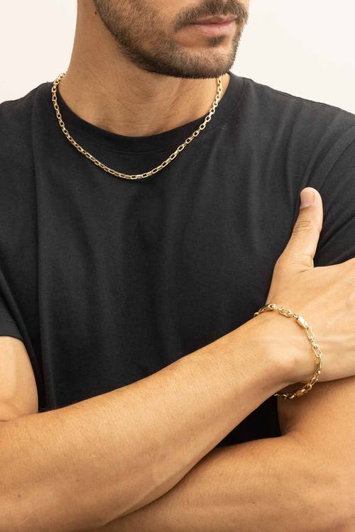 Oradina Samson Link Chain In 10k Yellow Gold