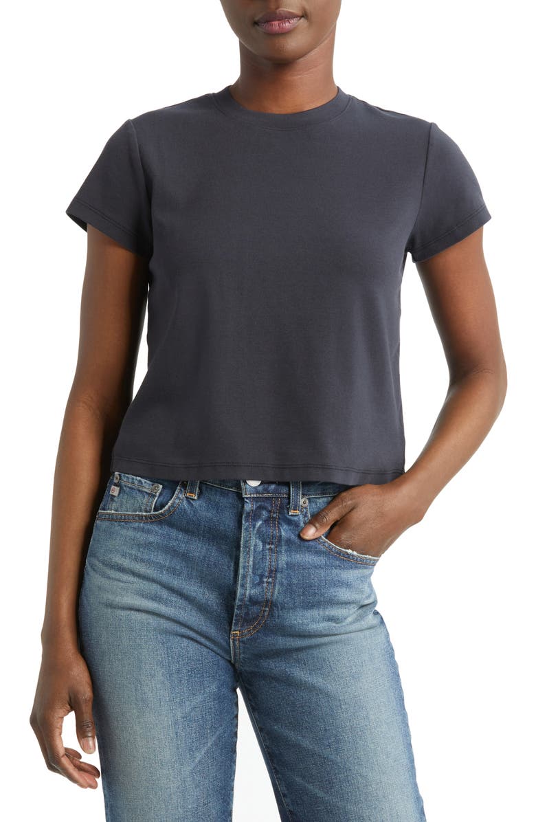 AG Sadie Crop Rib T-Shirt, Main, color,