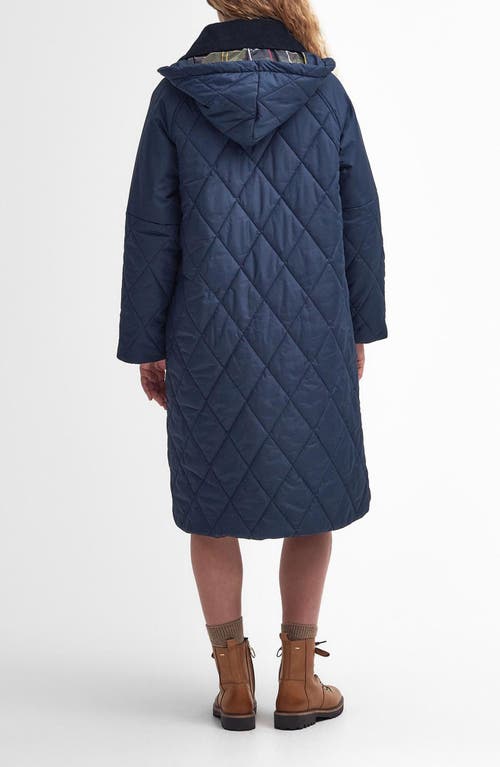 Barbour Cookston Quilted Coat With Removable Hood