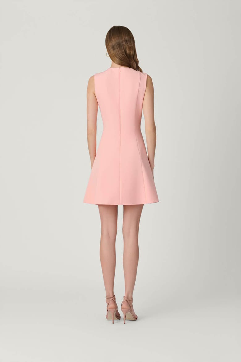 Alexandra Crepe Dress, Alternate, color, Melon