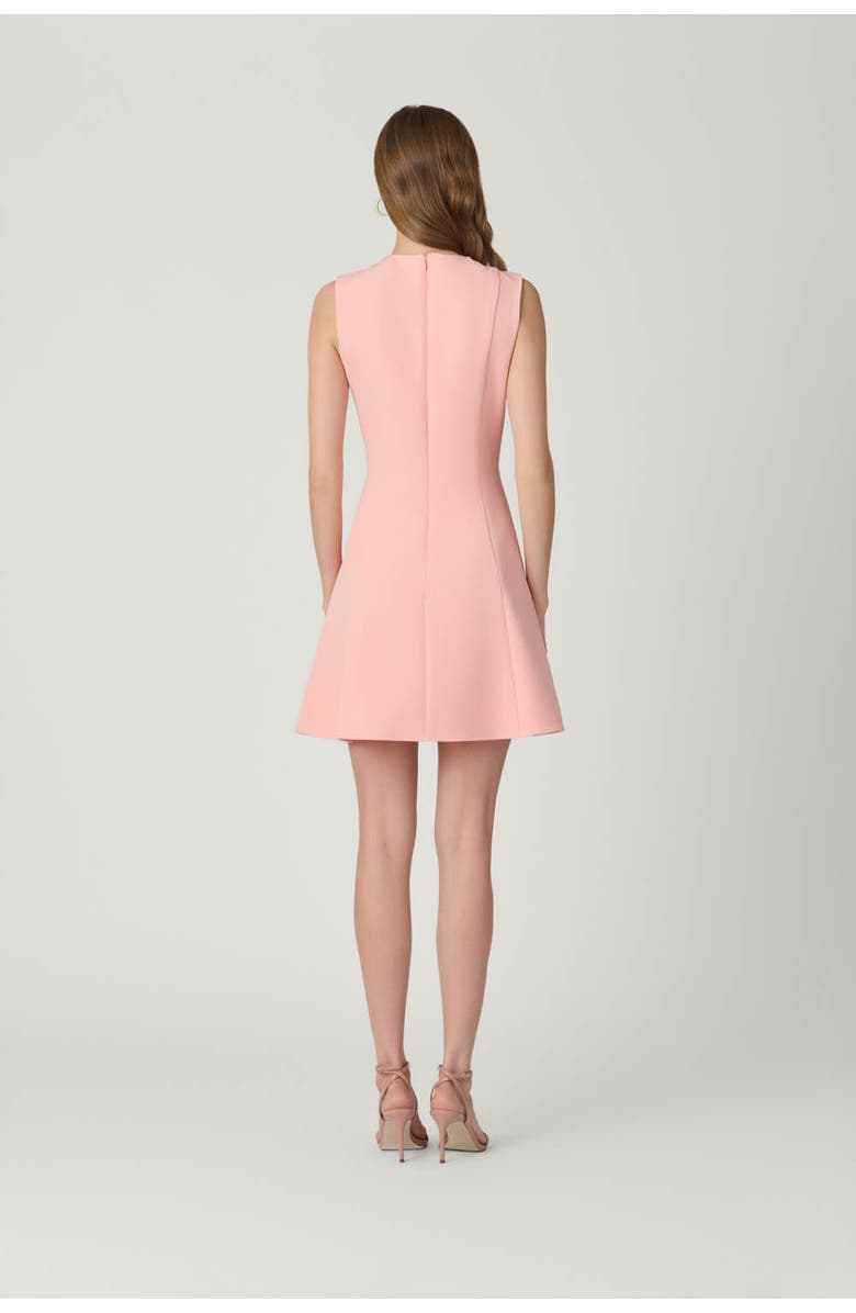 Shoshanna Alexandra Crepe Dress, Alternate, color, Melon