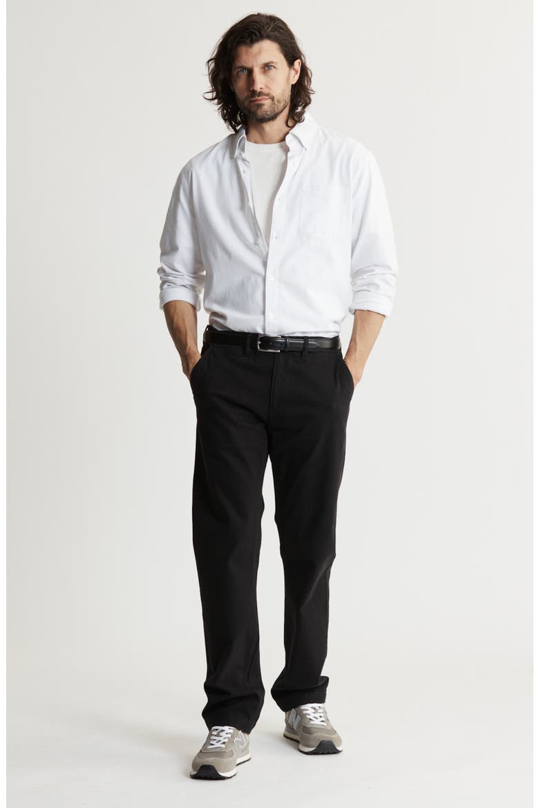 Classic Straight Leg Pants, Alternate, color, BLACK