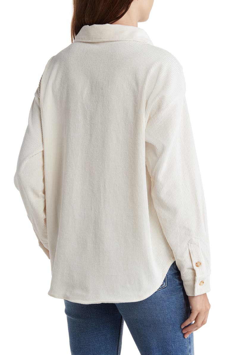Blu Pepper Corduroy Shirt Jacket, Alternate, color, 