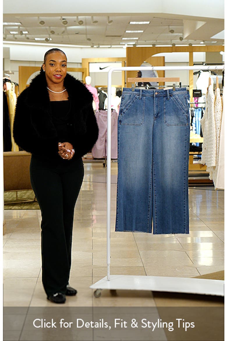 Mia High Waist Ankle Palazzo Flare Jeans video