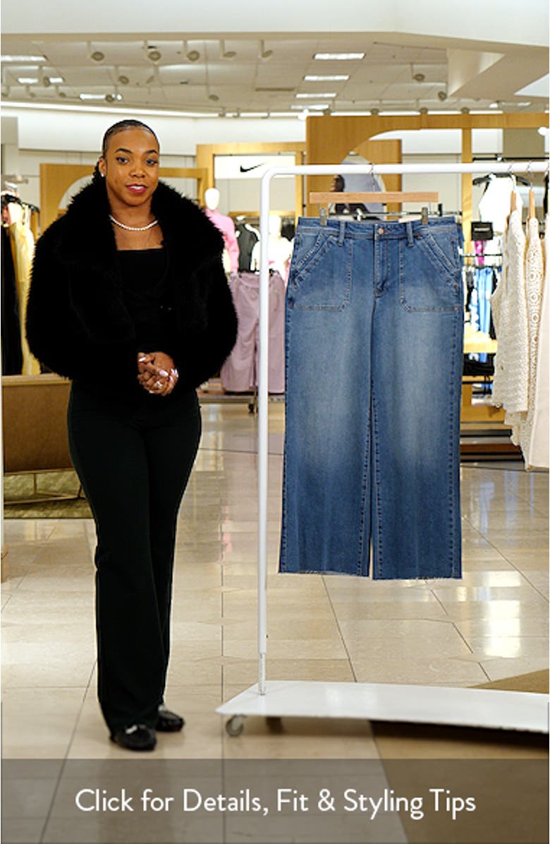 Mia High Waist Ankle Palazzo Flare Jeans, sales video thumbnail