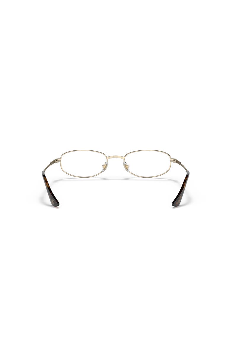52mm Oval optical glasses, Alternate, color, Gold
