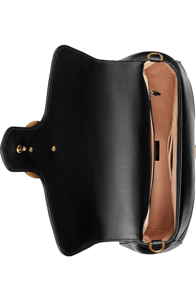 Gucci Medium GG Marmont 2.0 Matelassé Leather Top Handle Bag, Alternate, color,