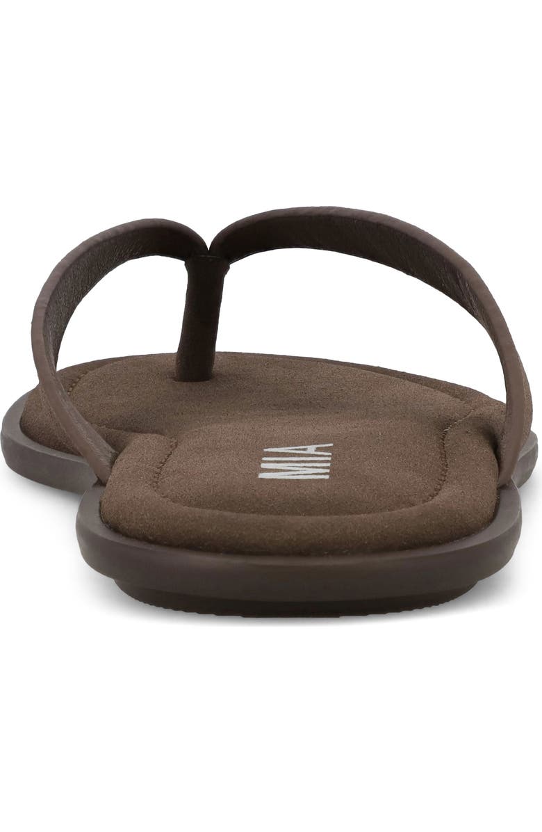 MIA Sydni Flip Flop, Alternate, color, Chocolate