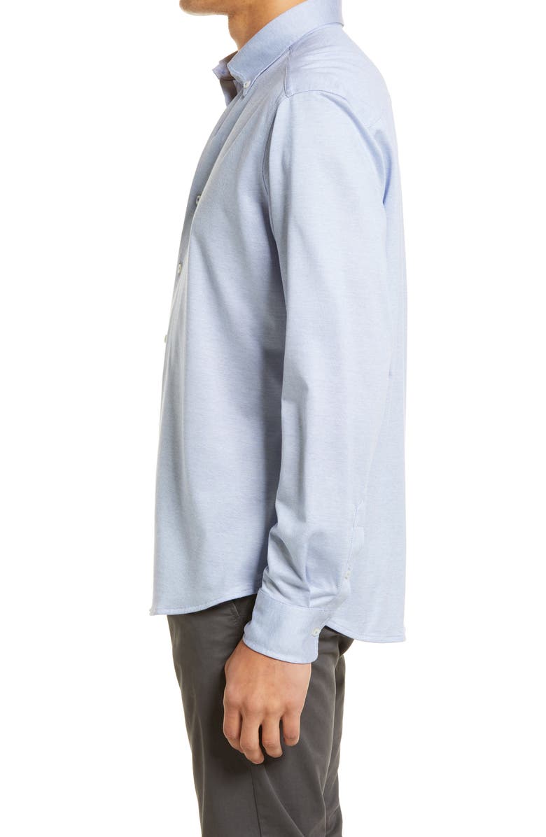 David Donahue Trim Fit Dress Shirt, Alternate, color,