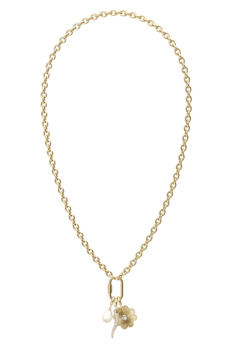 Sutton Charm Pendant Necklace, Alternate, color, GOLD
