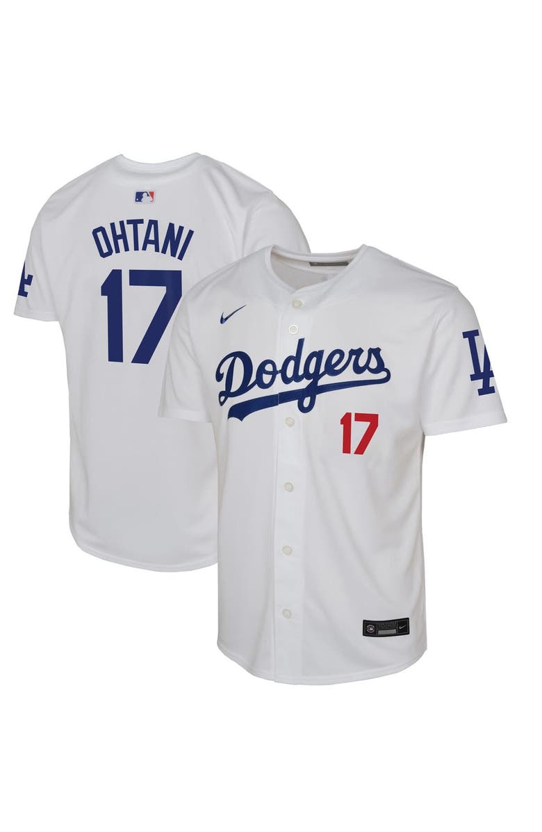 Nike Youth Nike Shohei Ohtani White Los Angeles Dodgers Home Limited Player Jersey, Main, color, White