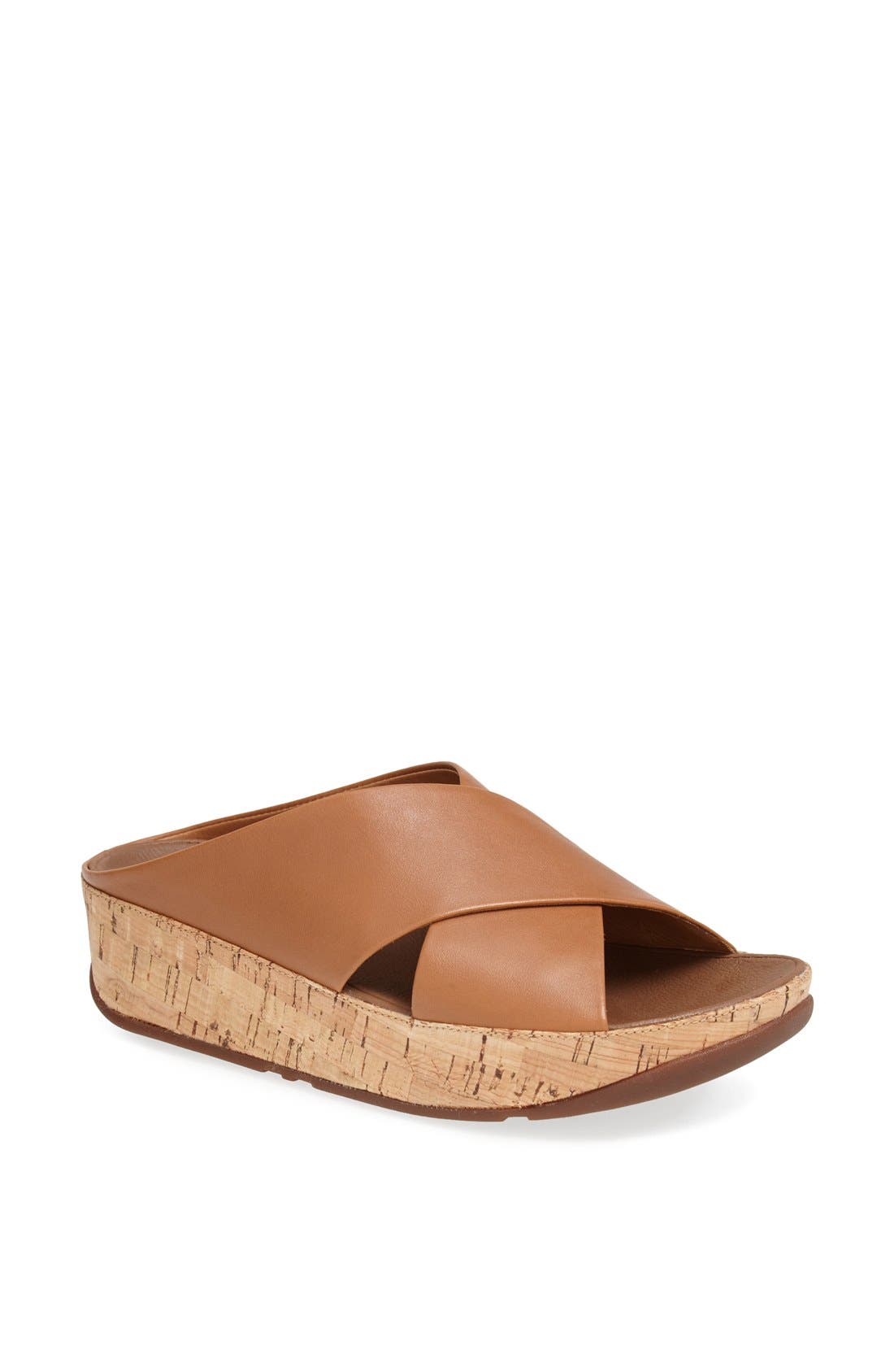 'Kys™' Leather Sandal, Main, color, TAN
