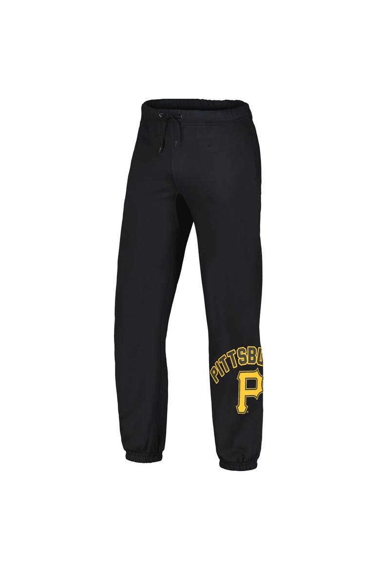 Men's PLEASURES Black Pittsburgh Pirates Opening Day Sweatpants, Alternate, color, Black