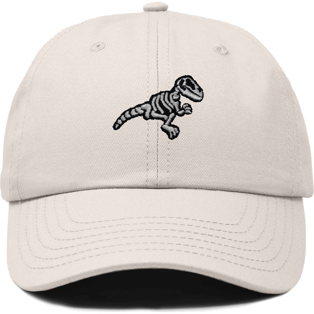 Dalix Fossil Embroidered Outdoor Hat In Beige