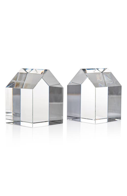 Zodax Carmac Set Of 2 Glasses Houses In Transparent