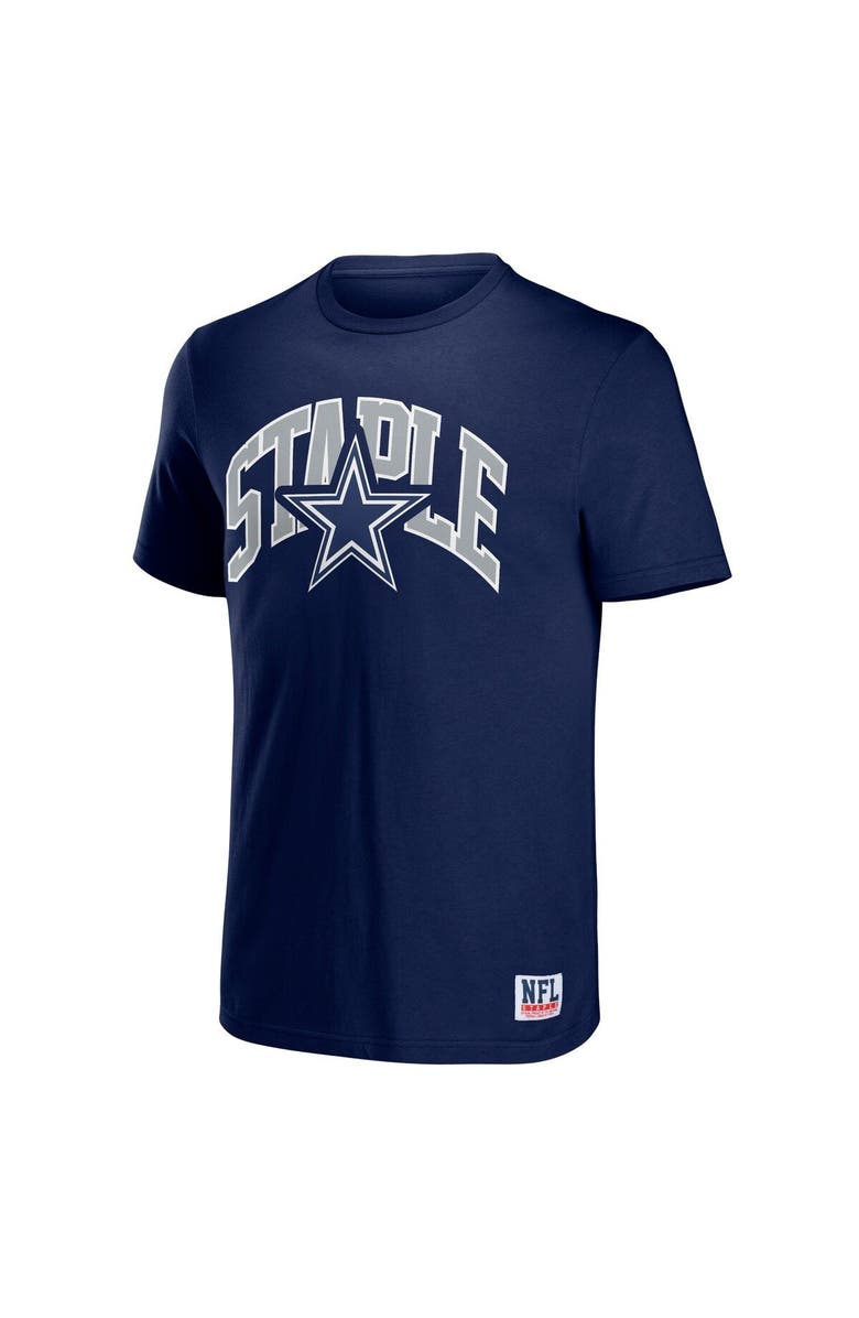 STAPLE Men's NFL x Staple Navy Dallas Cowboys Logo Lockup T-Shirt, Alternate, color, 