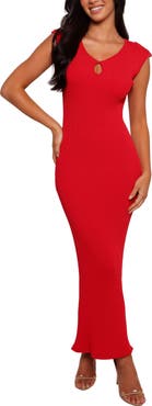 ワンピース Represent Initial Baby Rib Maxi Dress Petal & Pup Robin Keyhole Rib Maxi Sweater Dress | Nordstrom