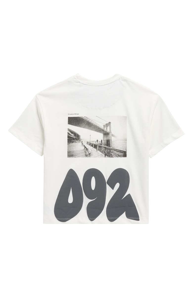 DENIM AND FLOWER New York Calling Graphic T-Shirt, Alternate, color, Off White