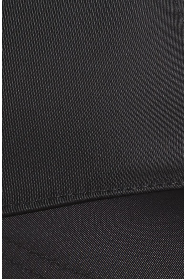 Tessuto Triangolo Nylon Baseball Cap, Alternate, color, BLACK